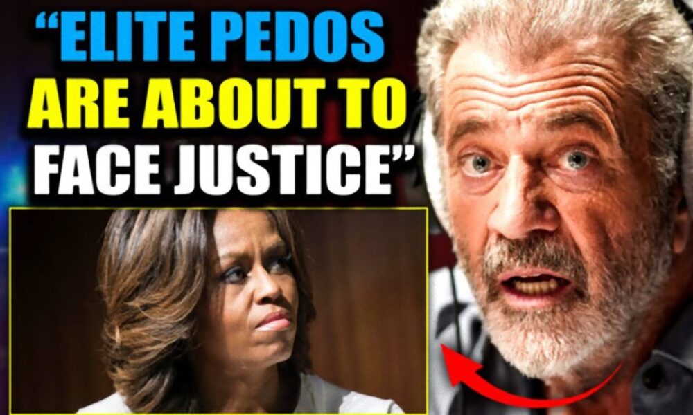 Mel Gibson: Pedofilní nahrávky s Michelle Obamovou jsou „horší než vaše nejhorší noční můra“