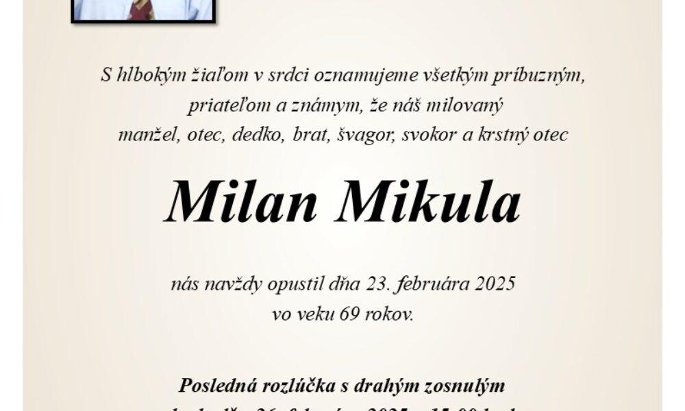 Milan Mikula