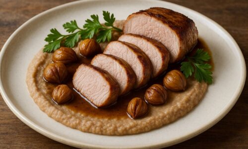Bravčová panenka s gaštanovým pyré: Lahodná kombinácia jemného mäsa a krémovej prílohy