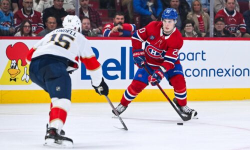 Slafkovský s gólom a asistenciou, bodoval v treťom dueli po sebe