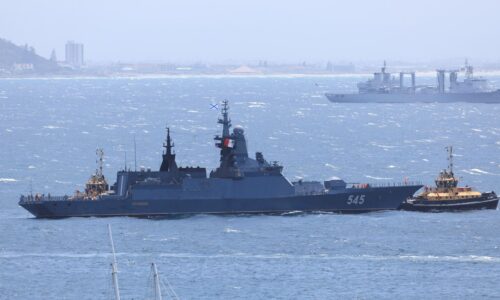Ruská vojnová loď sa pripojila k čínskym a iránskym lodiam na cvičeniach pri Juhoafrickej republike