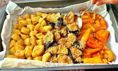 Besser als Pizza! Nehmen Sie einfach Kartoffeln und Auberginen! Einfaches und günstiges Rezept!