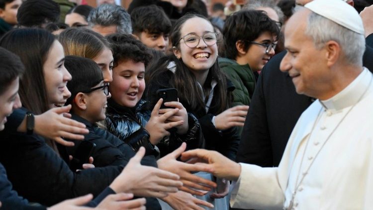 Pápež Lev XIV. mladým Rimanom: Neostaňte len pútnikmi nádeje, staňte sa jej svedkami