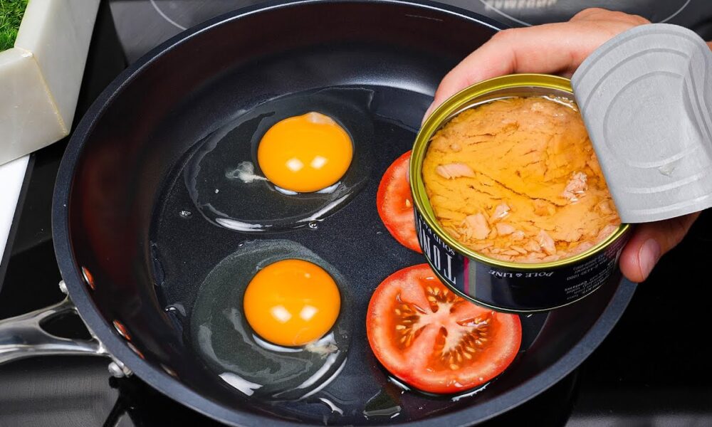 Haben Sie Eier und Thunfischkonserven zu Hause ❓❓ Einfache Rezepte