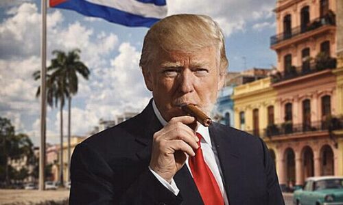 Trump sa označil za prezidenta Venezuely. A Kube poslal odkaz s cigarou v ústach