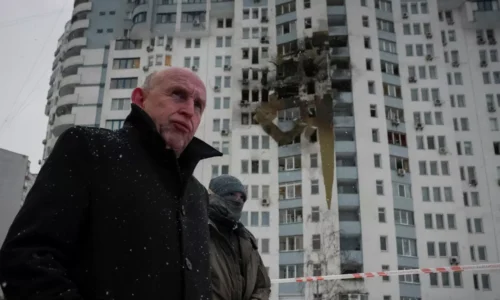 Čo hľadal britský minister obrany v Kyjeve?