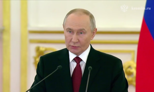 Prejav Vladimir Putina pri slávnostnom odovzdávaní poverovacích listín novým zahraničným veľvyslancom