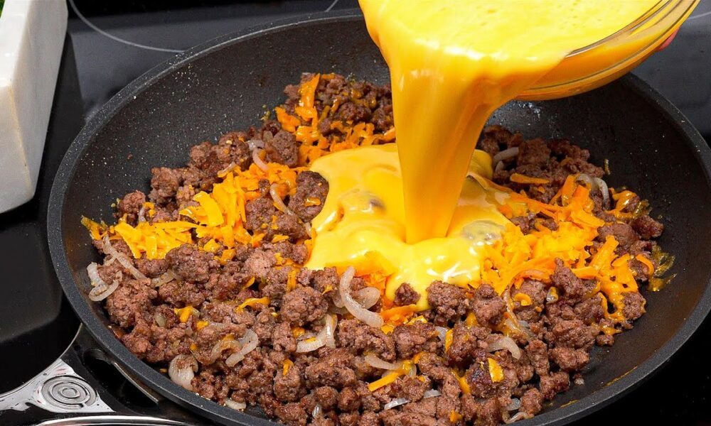 Es ist so lecker, dass ich es 3 Mal pro Woche koche❗❗ Unglaubliches Hackfleisch Ei Rezept!