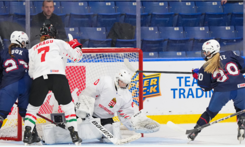 VIDEO MS žien v hokeji U18: Štvrťfinálová kanonáda. USA rozobrali Maďarsko už v úvodnej tretine