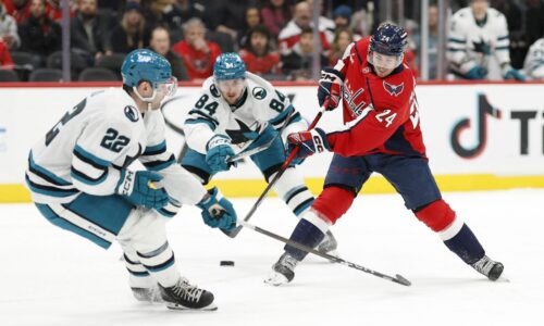 Skvelá noc pre Regendu. K výhre San Jose Sharks pomohol gólom, stal sa druhou hviezdou zápasu