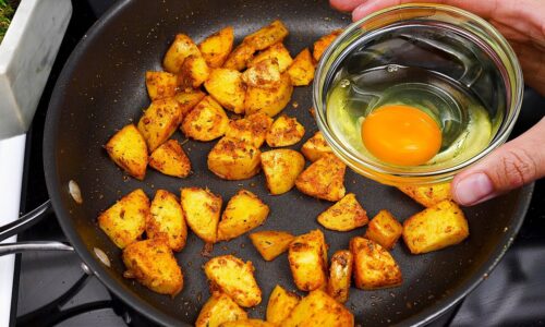Wenn Sie Kartoffeln und Eier zu Hause haben. So lecker, dass ich es fast jeden Tag koche❗