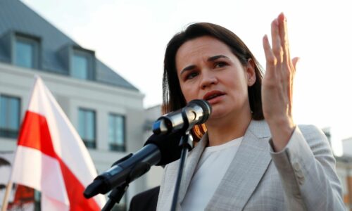 Bieloruská opozičná líderka Cichanovská sa z Litvy presunie do Poľska