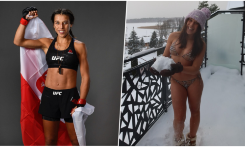 VIDEO Bývalá šampiónka UFC baví fanúšikov. Obliekla si bikiny a vybehla do tatranského snehu