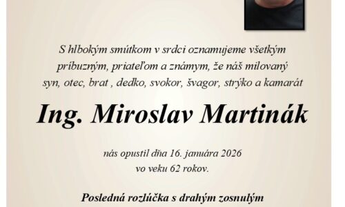 Miroslav Martinák