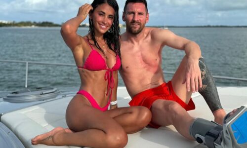 FOTO Messiho manželka zverejnila odvážne zábery v bikinách. Upútali aj Ronaldovu Georginu