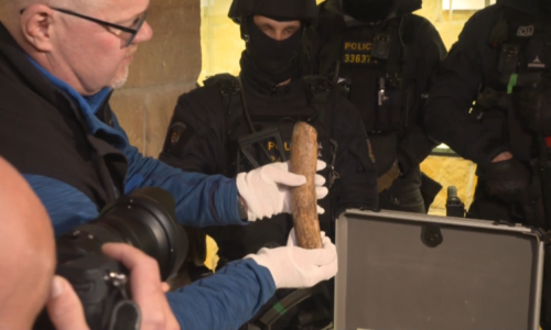 Eskort unikátního artefaktu: Na převoz Předmostecké Venuše do Turnova dohlížela policie