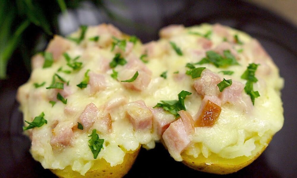 Ofenkartoffeln mit Füllung. Sehr lecker!