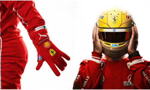 FOTO+VIDEO Ferrari odhalilo kombinézy Leclerca a Hamiltona. Jeden detail zaujme na prvý pohľad