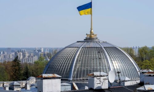 Ukrajinský parlament je bez energie, topení i vody. Z města během ledna utekly statisíce lidí