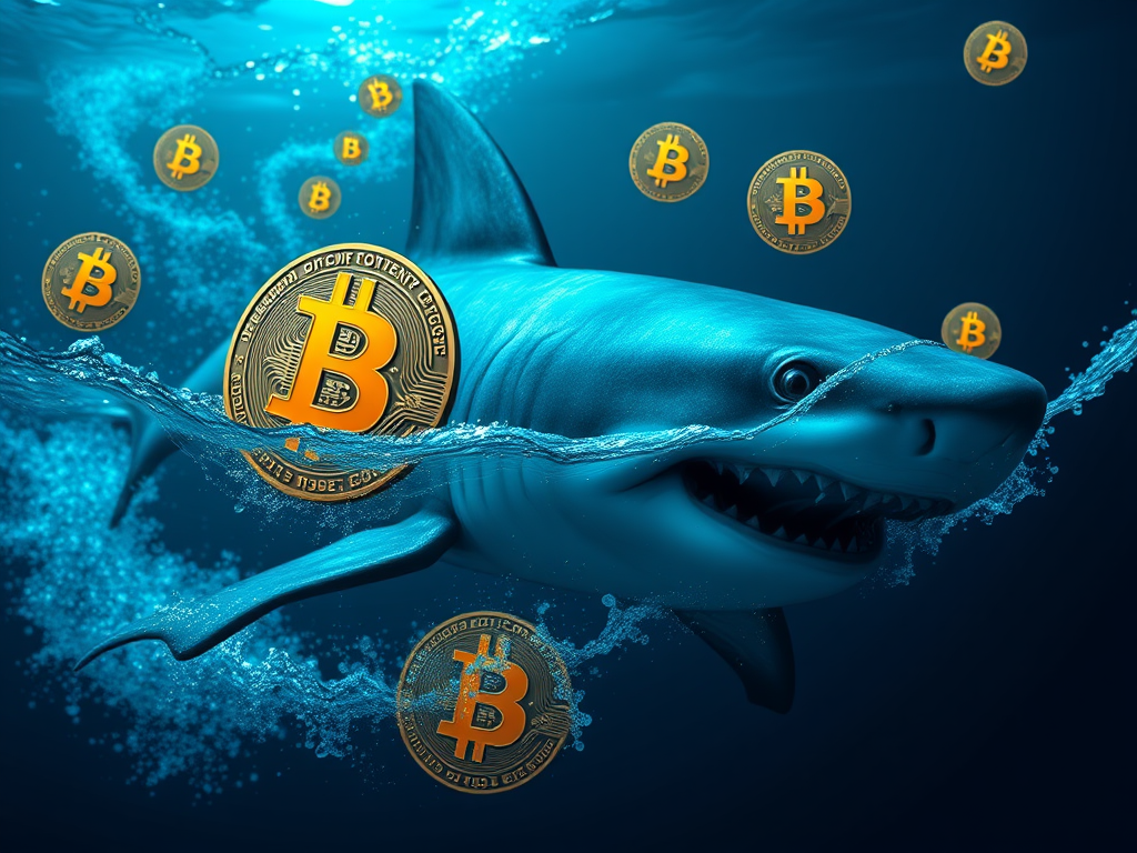 Bitcoin žraloky kupujú poklesy: Bitcoin žraloky kupujú poklesy: