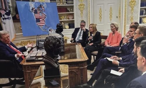 Digitální provokace Trumpa: AI snímky zesměšňující evropské lídry. Demonstruje, co si zabere