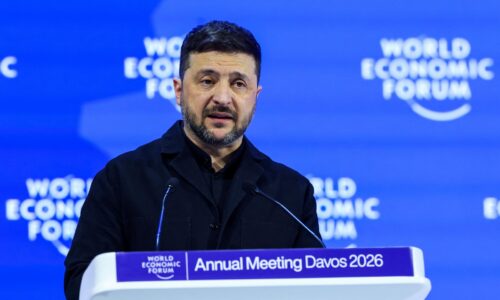 Zelenskyj v Davose kritizoval Európu: Nedokáže konať sama, vždy čaká na rozhodnutie USA
