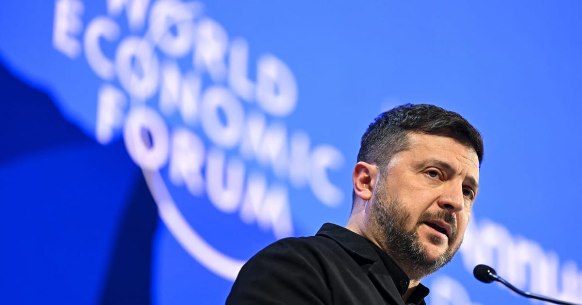 Zelenskyy scolds Europe in Davos as peace talks drag on Zelenskyy scolds Europe in Davos as peace talks drag on – POLITICO
