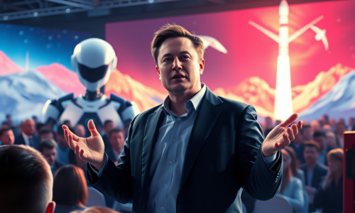 Elon Musk na fóre v Davose