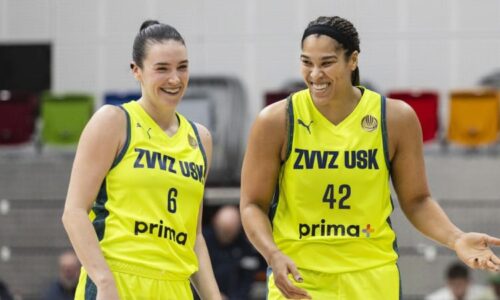 Basketbalistky USK Praha porazily Galatasaray Istanbul. Dorovnaly třetí Bourges