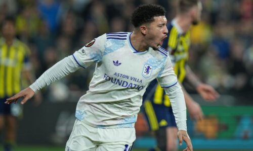 Nezastavil ho ani Škriniar. Jadon Sancho sa pripomenul prvým gólom v drese Aston Villy