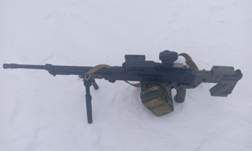 Ruská konverzia tankového guľometu PKT na pechotný a protilietadlový