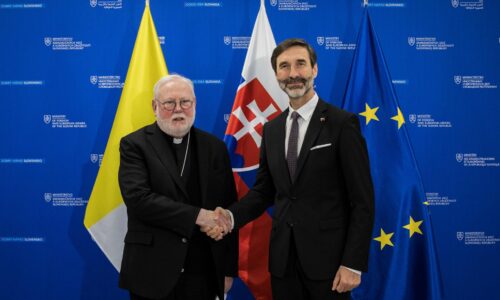 Svätá stolica zostáva jedným z najbližších partnerov, povedal Blanár po rokovaní s arcibiskupom Gallagherom