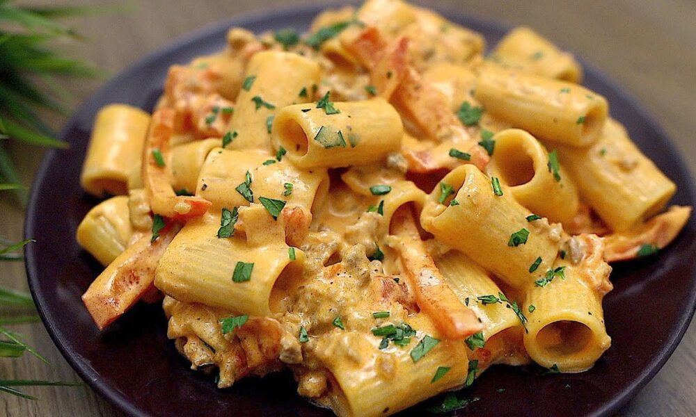 Ein einfaches und köstliches Nudelrezept zum Abendessen in 15 Minuten.