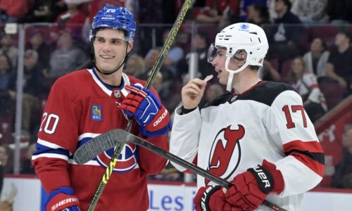 Juraj Slafkovský kraľuje, Šimon Nemec trpí. Kým Montreal letí nahor, New Jersey narazilo