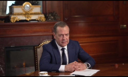 Dmitrij Medvedev: Zelenského osud je vopred určený