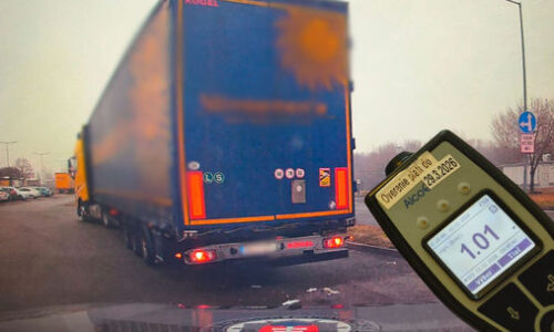 Ukrajinec s vyše dvoma promile si sadol za volant kamióna, skončil v policajnej cele