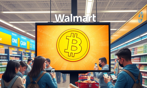 Walmart teraz prijíma Bitcoin a kryptomeny cez OnePay Cash