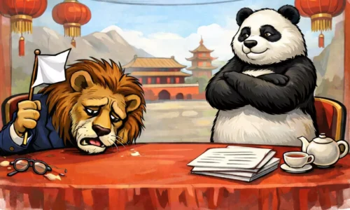 Britský premiér Starmer podpísal kapituláciu v Pekingu