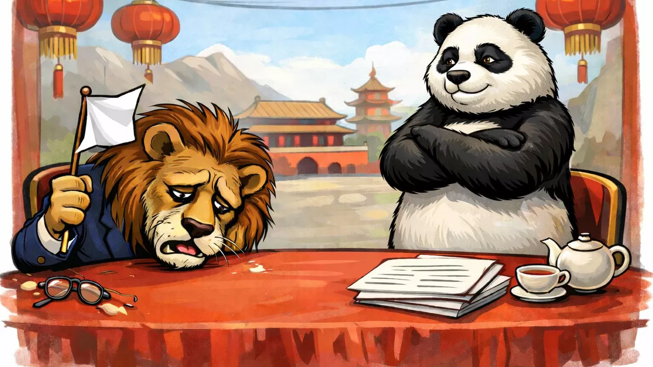 Britský premiér Starmer podpísal kapituláciu v Pekingu