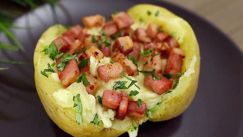 Ofenkartoffeln mit speck! sehr einfach und lecker!