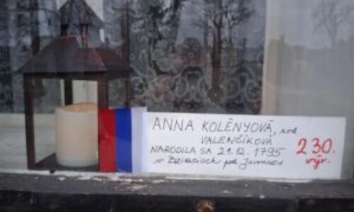 Odkaz jednej z odvážnych žien nášho regiónu… alebo dlhé pátranie po známej – neznámej koléničke