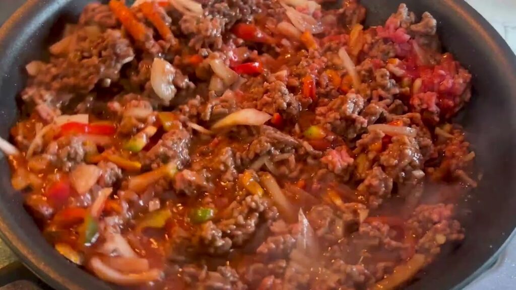 Lecker und einfach. schnelles auberginenrezept.