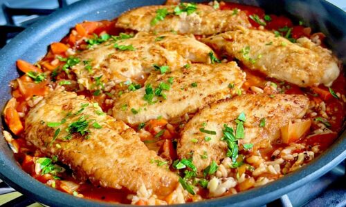 Haben Sie Hähnchenbrust zu Hause? Ein schnelles leckeres und einfaches Abendessen. ASRM