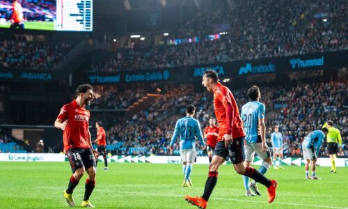 Celta vigo nezískala doma ani jeden bod. osasuna potvrdila dobrú formu