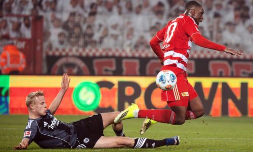 Góly padali až v závere. union berlín zachránil remízu gólom z penalty