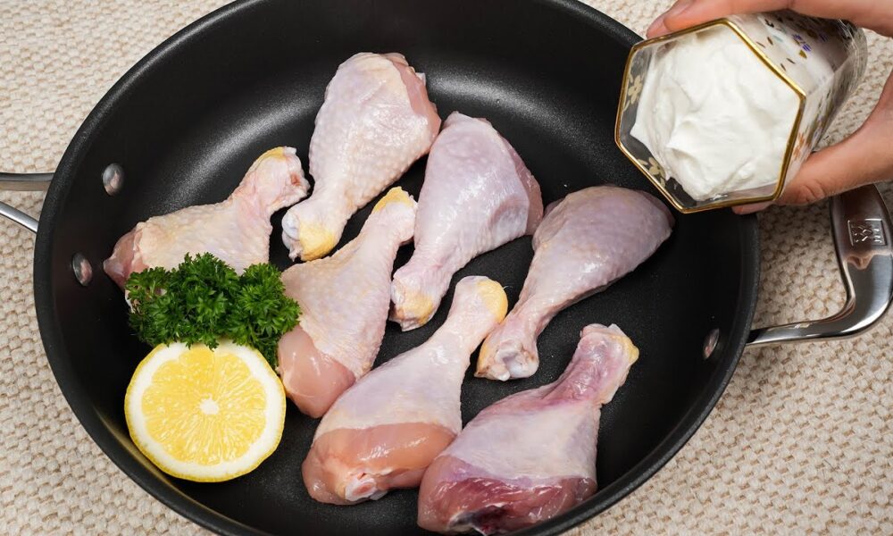 Das ist mein Lieblingsrezept! Hähnchenschenkel im Ofen! Einfaches Hähnchenrezept