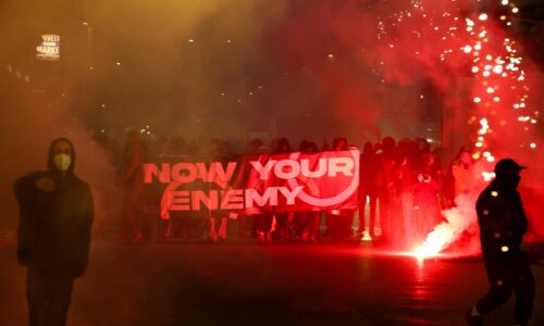 Premiérka Meloniová označila demonštrantov na olympiáde za nepriateľov Talianska