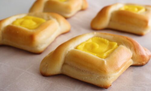 New  Method to Shape Bread | Fluffy Custard Cream Buns