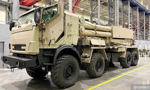 Najnovší ruský raketomet Sarma prvýkrát v zahraničí