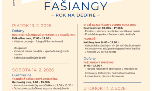 Zažite tradičné fašiangy